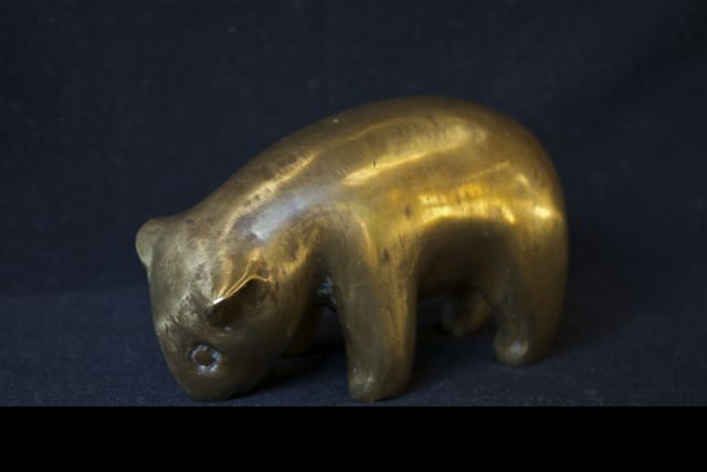Bronze wombat